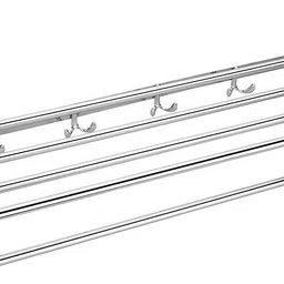 plantex Folding Towel Stand/Towel Hanger/Towel Rack Holder for Bathroom Accessories Silver Towel Holder-picture-20