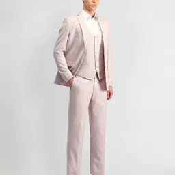 arrow Men 3-piece Solid Suit image 2