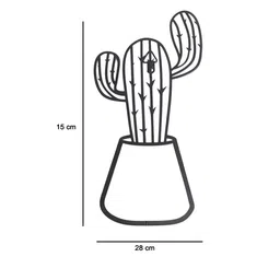 MARKET99 Set Of 3 Black Flower Design Wall Decor image 5