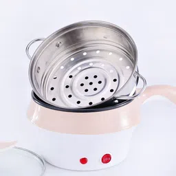 mrfashion Electric Cooking Pan NonStick Cooker,Rice Cooker, ,Multi Cooking Specialist Electric Kettle image 3