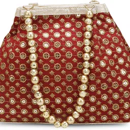 longing to buy Women Maroon Potli-picture-46