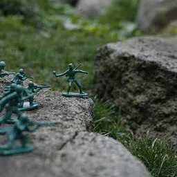 mini gifts Army Toy Set With 2 Dumper And 2 Container Vehicle image 5