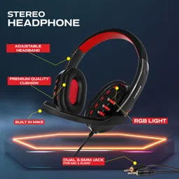 zebion TDGK 401 4IN1 Gaming Kit with Keyboard,Mouse,Mouse Pad and 3.5mm Jack Headphone Combo Set image 4