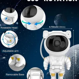 sobhagu Astronaut Light Projector – 360° Night Lamp image 4