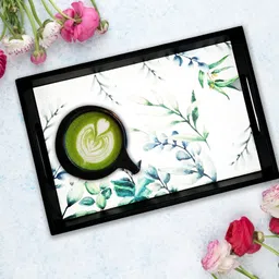 angira handicrafts Wooden Serving Tray/Decorative/Multipurpose AHS-WOODENTRAY0051_1310 H238 Tray image 5