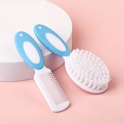 banqlyn Soft Bristle Baby Hair Brush and Comb Set for Newborns, Infants & Toddlers image 3