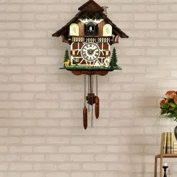 kairos Brown Solid Wood Cuckoo Clock image 1