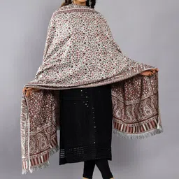 HANDICRAFT PALACE Paisley Woven Design Shawl-picture-39