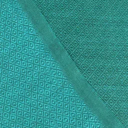MUFFLY Women Turquoise Blue Woven Design Stole image 2