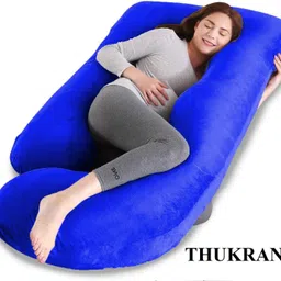 thukran Polyester Fibre Pregnancy Pillow Pack of 1 Solid-picture-38