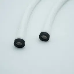 luvbath fitting PTMT White Heavy Duty Connection Pipe, Leak-Proof Hose (12 Inches) | Hot & Cold Water | Suitable for Basins, Sinks, Geysers & Flush Tanks | Pack of 2 Hose Pipe image 4