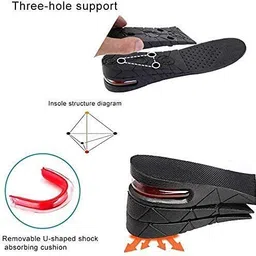 jamboree Height Increase Shoe Insoles 7cm Make You Taller Lifts Men and Women 1 Pair Insole image 2