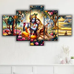 sndart Radha Krishna Home Decoration Items For Gift Items image 1