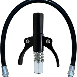 epitech mart Grease Gun Coupler Double Handle Quick Release And Lock Black Pipe 12inch Manual Dispenser-picture-22