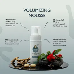 true frog Volumizing mousse | CG Friendly hair mousse for Curly, Wavy hair VMCTF150P1 Medium to strong Hair Volumizer Mousse image 3