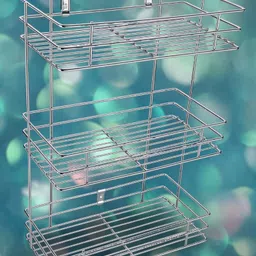 manan Utensil Kitchen Rack Stainless Steel 3 rack Steel-picture-28