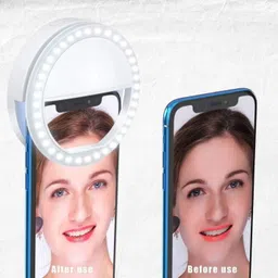 PARADISEECOM Cooking Tutorial Ring Light – 3 Light Settings Flash-picture-38