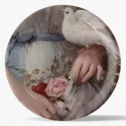 nestroots Vintage Pigeon Porcelain Wall Plates image 4
