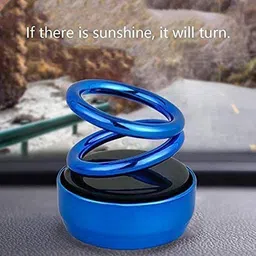 motopex Solar Perfume Double Ring Rotating Fragrance-12 Auto Pearl-Air Freshener Oil for Car Air Purifier image 3