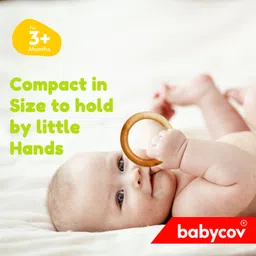 babycov Natural Neem Wood Teether sets for 3+ Months Baby (Set of 3) Teether image 4
