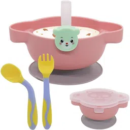 adore Akita Baby Feeding Bowl With Suction -Bendable Spoon & Fork & Straw- PP-picture-25