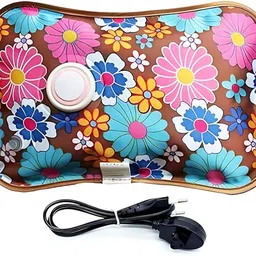 cinnamon Portable Electric Hot Pad For Back Pain & Period Cramps Electric 1 L Hot Water Bag image 1