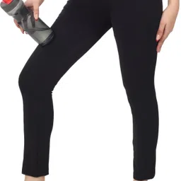 mehrang Solid Women Black Tights image 3