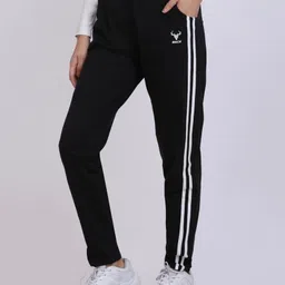 harshita mart Women Solid Blue Track Pants image 2