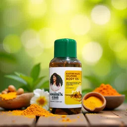 the soumi's can product Kasturi Haldi & Grapeseed Body Oil (200ml) image 3