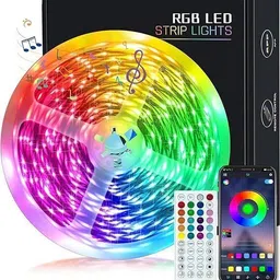TUNEO 10 Meters LED Strip Light| RGB Music Sync light with remote control Light Strip-picture-33