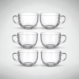 qnq (Pack of 6) Unique 6 pcs cupset for household27 Glass Set Water/Juice Glass-picture-46