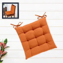 oasis Cotton Solid Chair Pad Pack of 1-picture-18