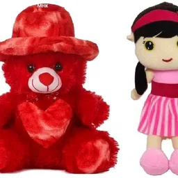 RED ROSE & SOFIA Stuffed toys for Kids - 18 cm-image-25