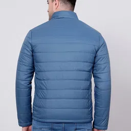 kotty Men Solid Puffer Jacket image 4