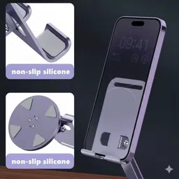 LUMEON Pro Mobile Holder Multi Angle With 360° Rotational Mobile Stand Mobile Holder image 4