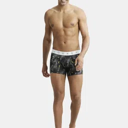jockey NY02 Super Combed Cotton Elastane Printed Men Trunk image 4