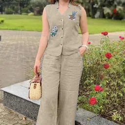 jaipur kurti house Shirt Palazzos Co-ords Set-picture-19