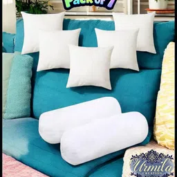 urmila creation Microfibre Bolster Pack of 7 Stripes 2 Bolester 5 Cushion-picture-30