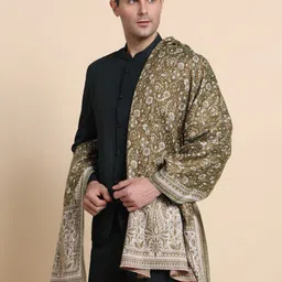 GREEN AGRITECH Acrylic Woven Men Shawl-picture-10