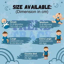 trandtrack Cotton Baby Sleeping Mat image 3