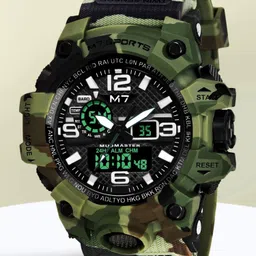 m7 by metronaut A Metronaut Brand Analog-Digital Watch - For Men M7-1155-ARMY-GREEN Chronograph-picture-16