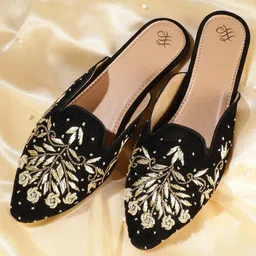 house of pataudi Ethnic Mule For Women-picture-41