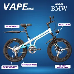 VAPE 20INCH WHITE 20 T (inch) BMX Cycle-image-0