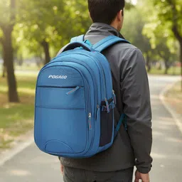 pogago Medium 30 L Backpack Large 30 L Laptop Backpack POGAGO_CLASSIC LAPTOP BACKPACK (Teal)-picture-38