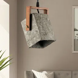 oorjaa Shiny Silver Ceramic Hanging Light-picture-27