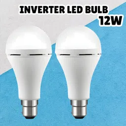sacro (Emergency Inverter Blub) charging 12W LED Bulb for Extended Lighting_Pack_2E388 4 hrs Bulb Emergency Light image 1