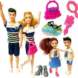 tarak Family Doll Set, barbie doll set for kids, barbie play set,-picture-21