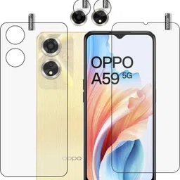 BOMGUARD Front and Back Tempered Glass for OPPO A59 5G With Camera Lens Protector-picture-23