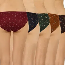 aivira Pack of 5 Women Hipster Multicolor Panty image 2