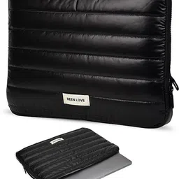 amulyadelhi Soft Padded Medium Portable Laptop Sleeve, Puffy Laptop Sleeve Waterproof Laptop Sleeve/Cover-picture-38